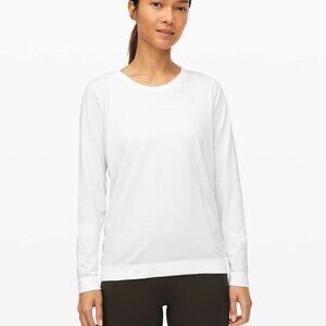 Lululemon Swiftly Relaxed Long Sleeve | Size 10 | White